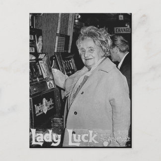 Lady Luck Postcard