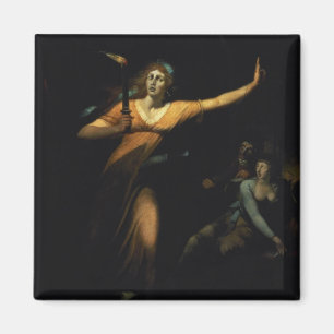 Lady Macbeth Sleepwalking, 1783 (oil on canvas) Magnet