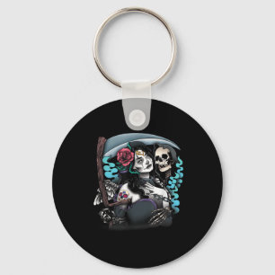 Lady Muerte Tattoo La Muerte Tattoo Lady Tattoo Ta Keychain