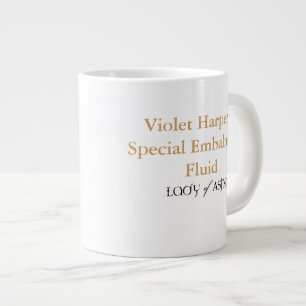 Lady of Ashes Jumbo Mug - Embalming Fluid