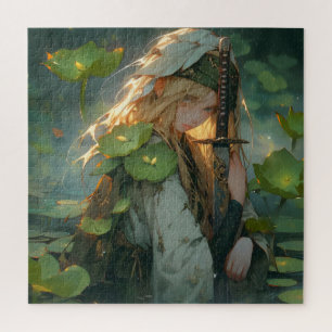 Lady of Lake Anime Fantasy Jigsaw Puzzle