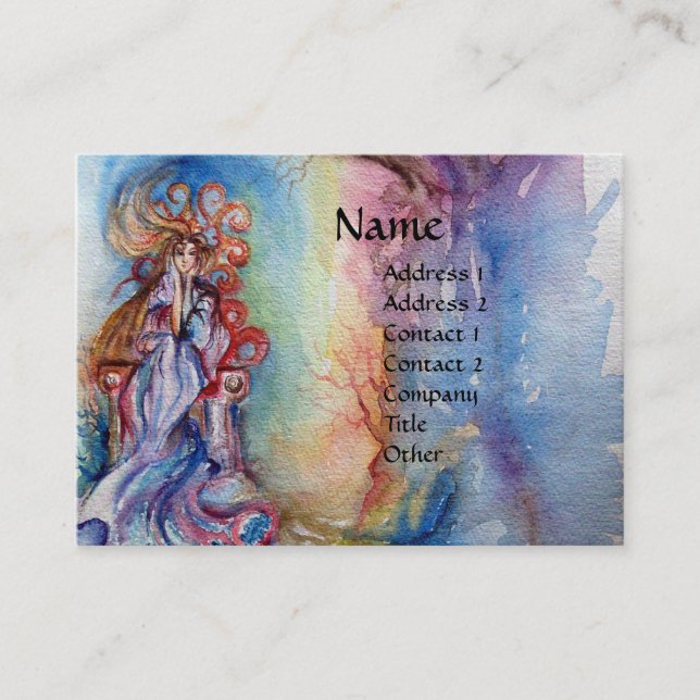 LADY OF LAKE , Magic and Mystery Business Card (Front)