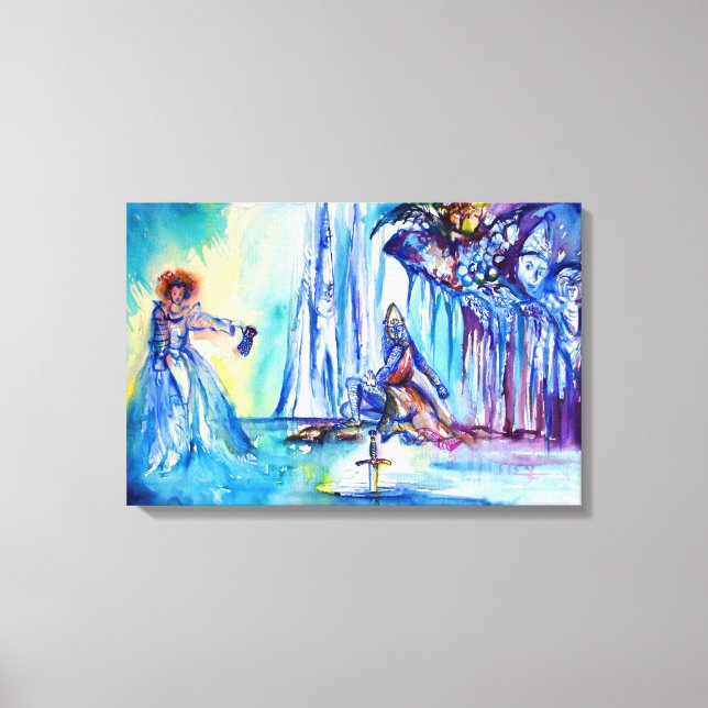 LADY OF LAKE , Magic and Mystery Canvas Print (Front)