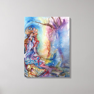 LADY OF LAKE , Magic and Mystery Canvas Print