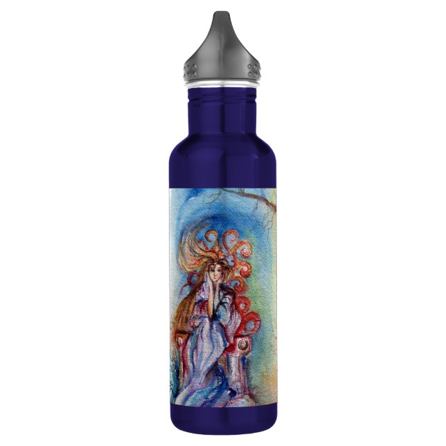 LADY OF LAKE  / Magic and Mystery Fantasy Monogram 710 Ml Water Bottle (Left)