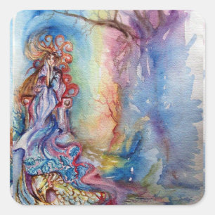 LADY OF LAKE , Magic and Mystery Square Sticker