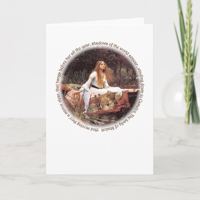 Lady of Shallot Card (Front)