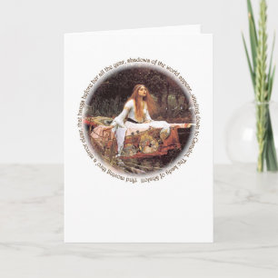 Lady of Shallot Card