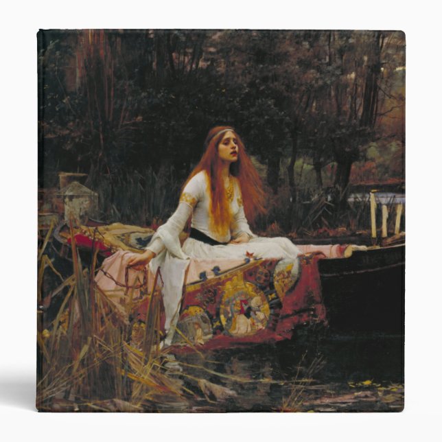Lady of Shallot John William Waterhouse Binder (Front)