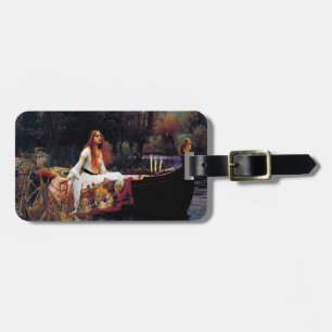 Lady Of Shallot on Boat Waterhouse Art Bag Tag