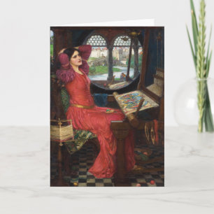 Lady of Shalott John William Waterhouse Card