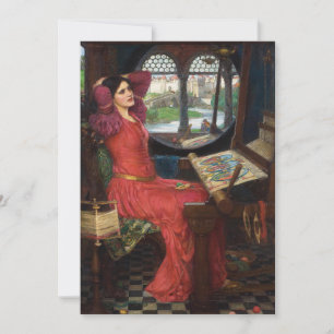 Lady of Shalott John William Waterhouse Card