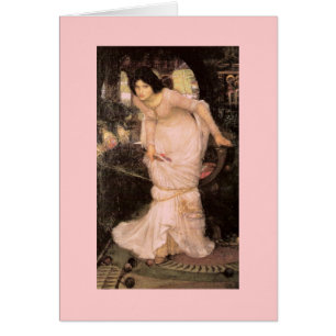 Lady of Shalott Looking into a Mirror