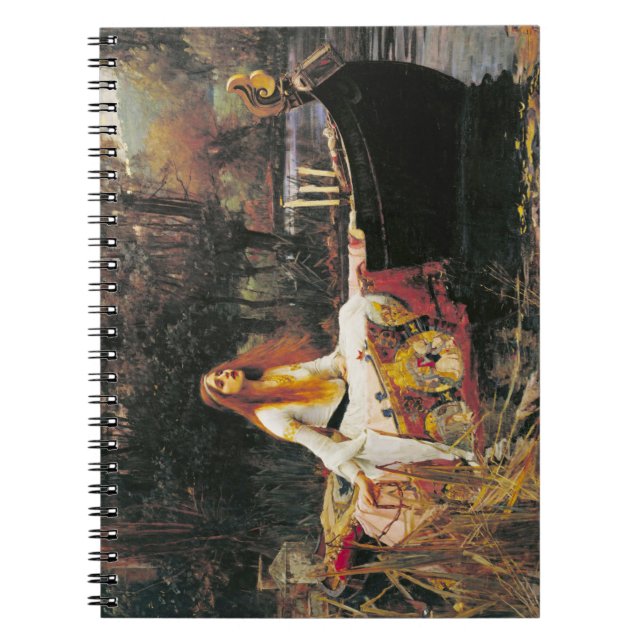 Lady of Shalott Notebook (Front)