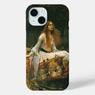 Lady of Shalott On Boat by John William Waterhouse iPhone 15 Case