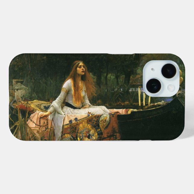Lady of Shalott On Boat by John William Waterhouse Case-Mate iPhone Case (Back (Horizontal))