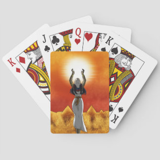 Lady of Sun Playing Cards
