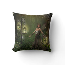 Lady of the Lanterns Pillow