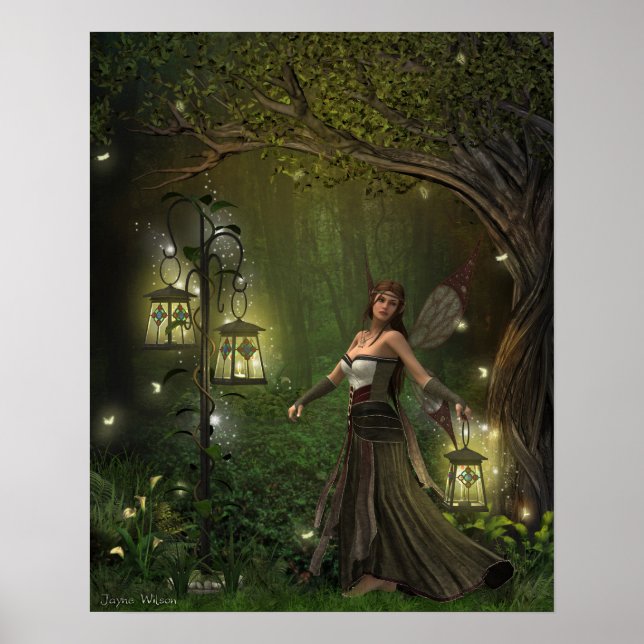 Lady of the Lanterns Print (Front)