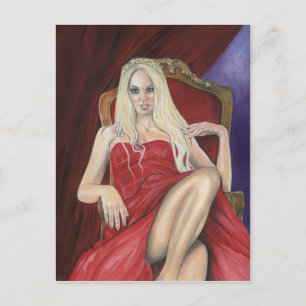 Lady of the Sunken City Postcard