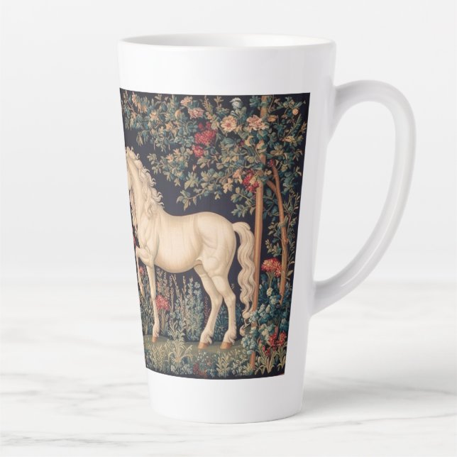 Lady of the Unicorn Latte Mug (Right)