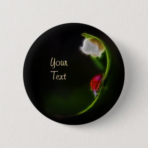 Lady of the Valley 2 Inch Round Button
