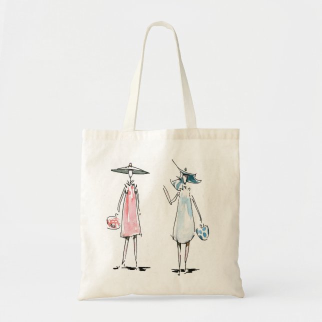 Lady off to Lunch Bag (Front)