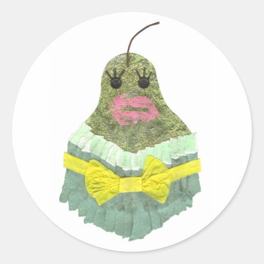 Lady Pear Stickers
