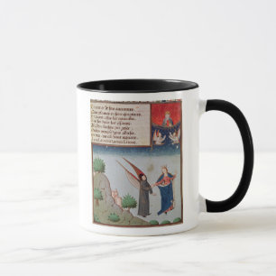 Lady Philosophy leads Boethius in flight Mug