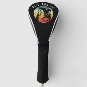 Lady Pirate sunset  golf head cover