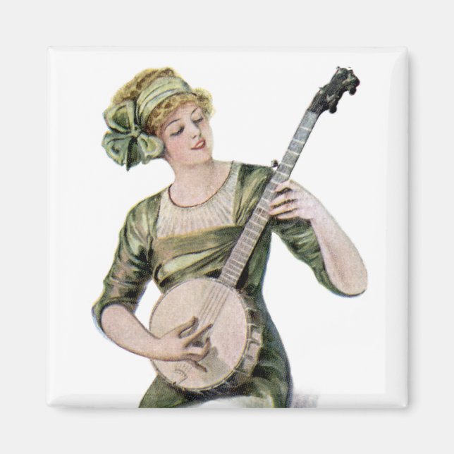 Lady Player Magnet (Front)