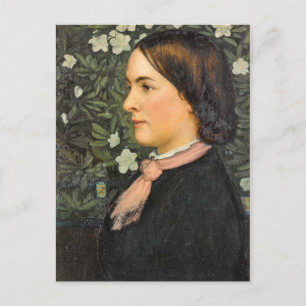 Lady Portrait Vintage Postcard