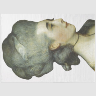 Lady Profile Decoupage Paper