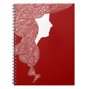Lady Red Notebook