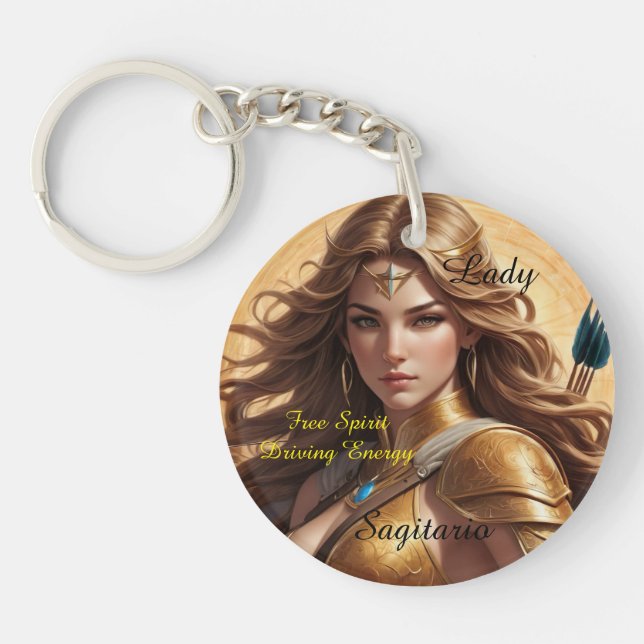 Lady Sagitaria Lake Keychain (Front)