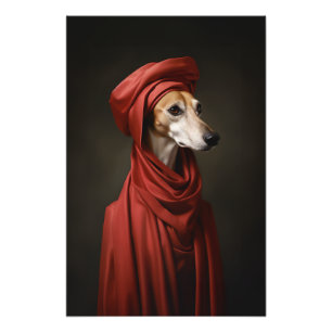 Lady Saluki Dog Photo Print