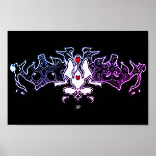 Lady shadow poster