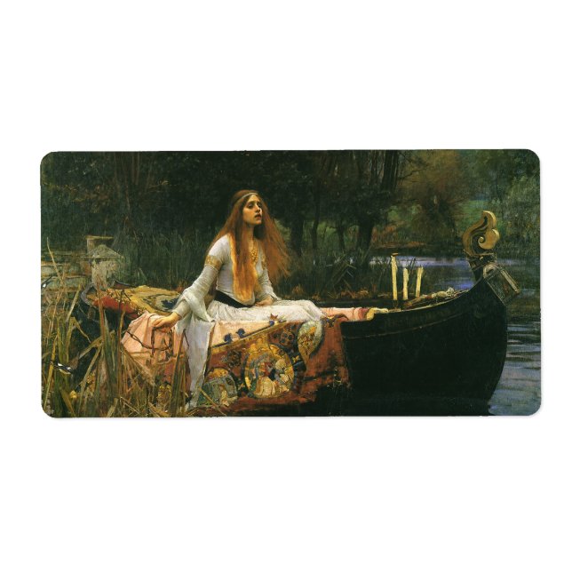 Lady Shalott On Boat par John William Waterhouse (Devant)