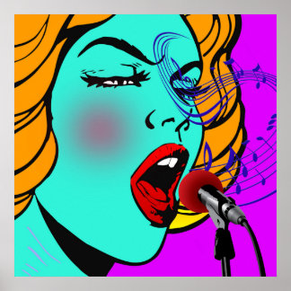 Lady sings The blues Poster