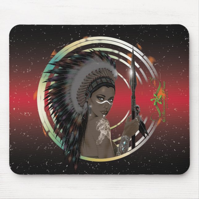 Lady Sioux Mouse Pad (Front)