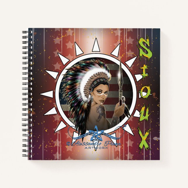 Lady Sioux Notebook (Front)
