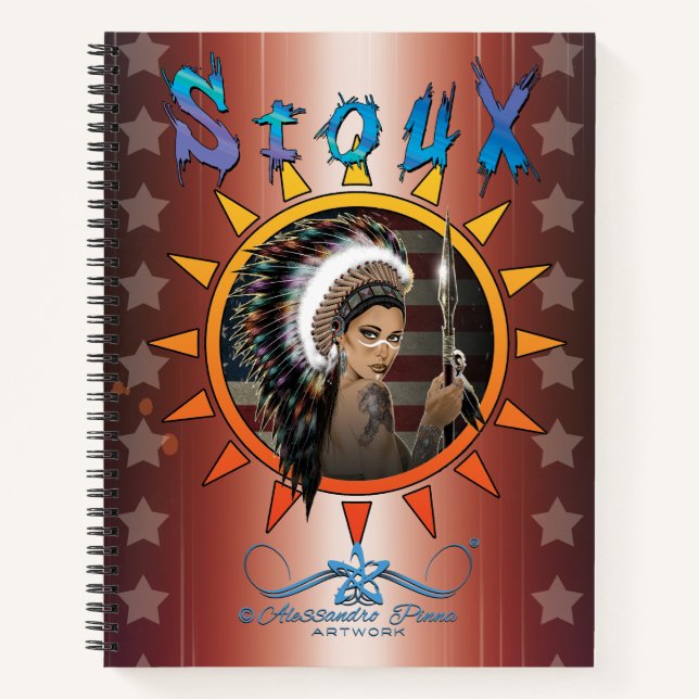 Lady Sioux Notebook (Front)