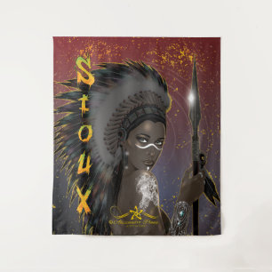 Lady Sioux Tapestry