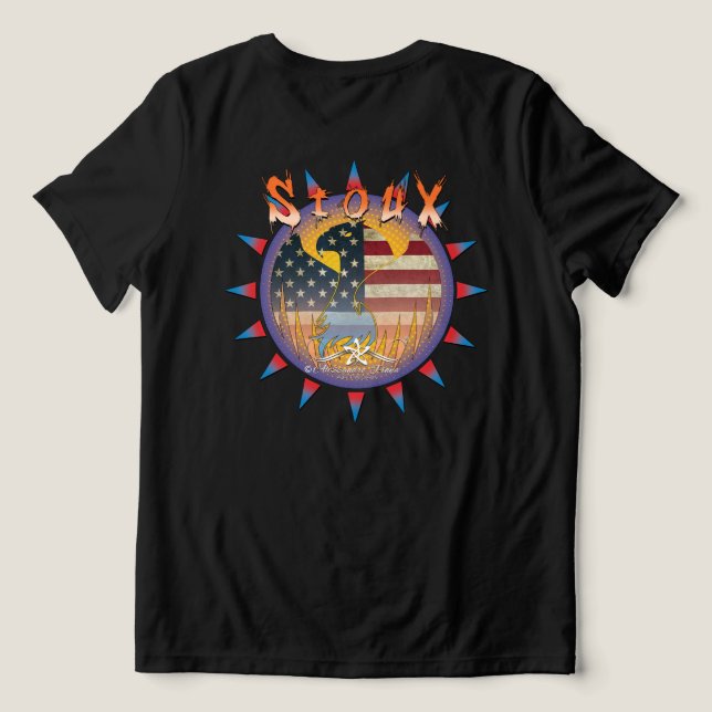 Lady Sioux Tri-Blend Shirt (Design Back)