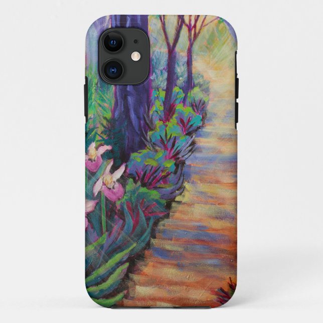 Lady Slippers on the Path Case-Mate iPhone Case (Back)