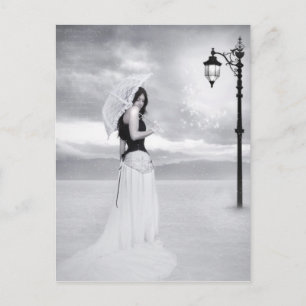 "Lady Snowflake" Postcard