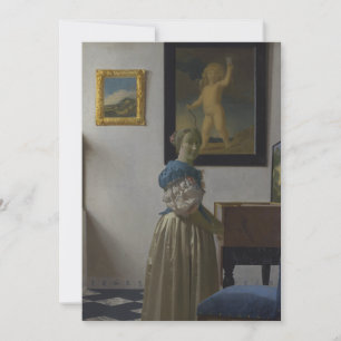 Lady Standing at a Virginal by Johannes Vermeer