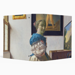 Lady Standing at a Virginal, Johannes Vermeer Binder