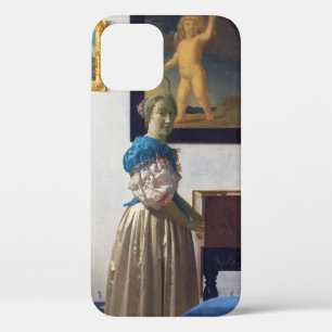 Lady Standing at a Virginal, Johannes Vermeer iPhone 12 Case