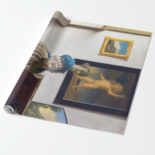 Lady Standing at a Virginal, Johannes Vermeer Wrapping Paper